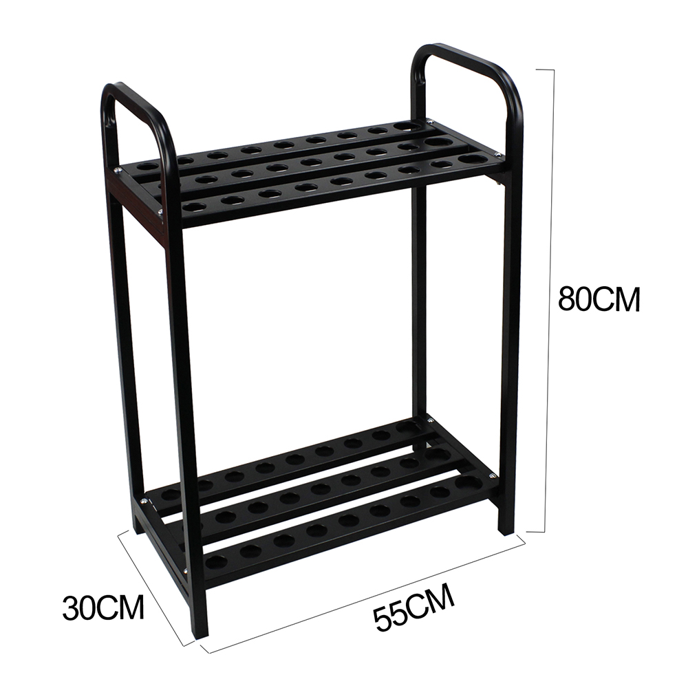 Golf Equipment Holder - กอล์ฟคลับแสดงแร็คออแกไนเซอร์ยืน27ช่องโลหะชั้นวางผู้ถืออุปกรณ์