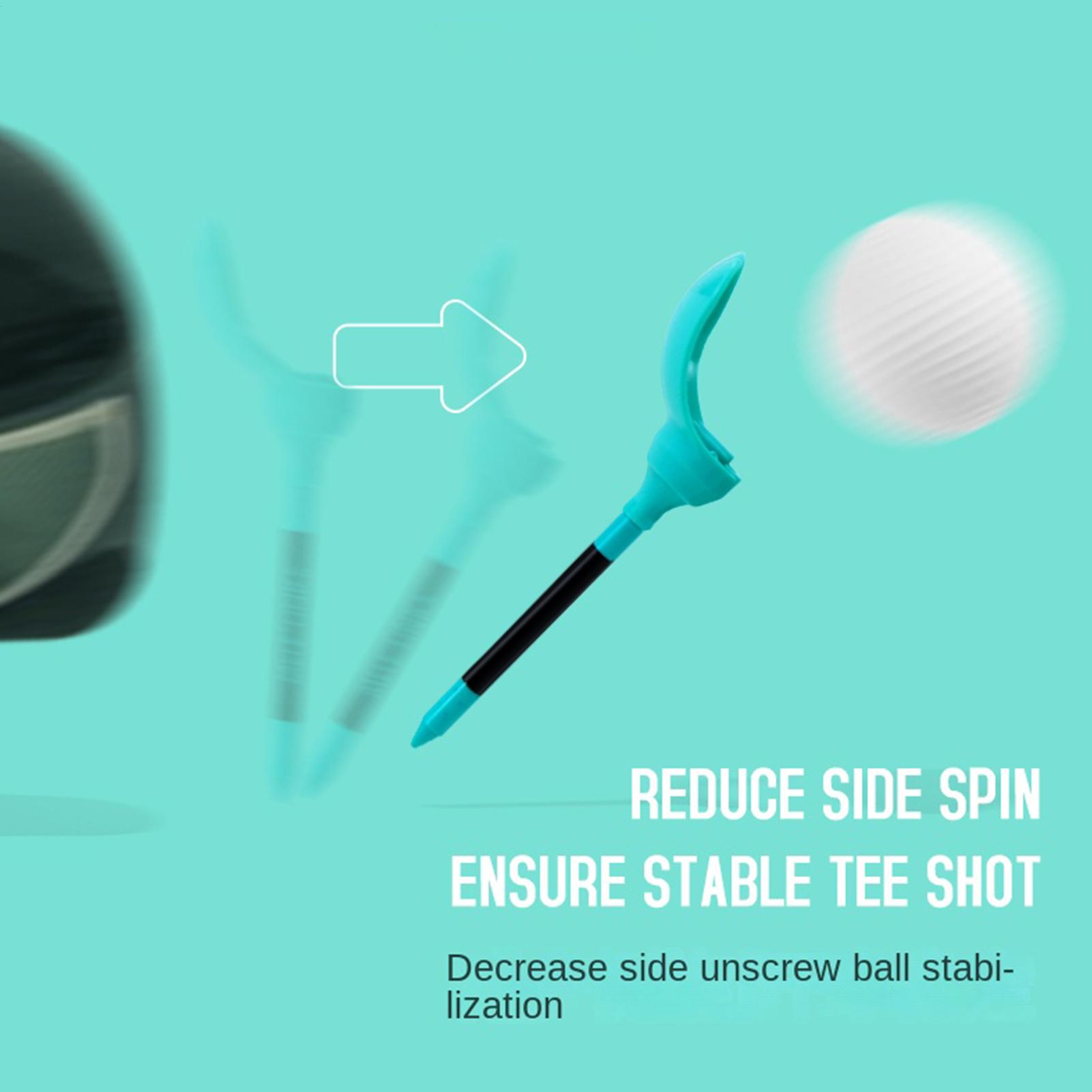Golf Equipment Competitions - ทีตีกอล์ฟแบบมืออาชีพ 8 ชิ้น รูปทรงกลีบดอกไม้ อุปกรณ์ฝึกซ้อม ทีตีกอล์ฟขนาดเล็ก