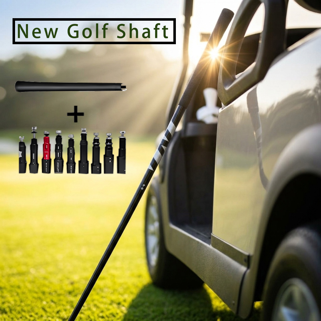 Golf Equipment Competitions - ก้านไม้กอล์ฟใหม่ (45 นิ้ว): ผลิตจากวัสดุกราไฟต์คุณภาพสูงระดับมืออาชีพสำหรับการแข่งขัน มาพร้อมกับอินเทอร์เฟซปลายหัวไม้มาตรฐานขนาด 0.335