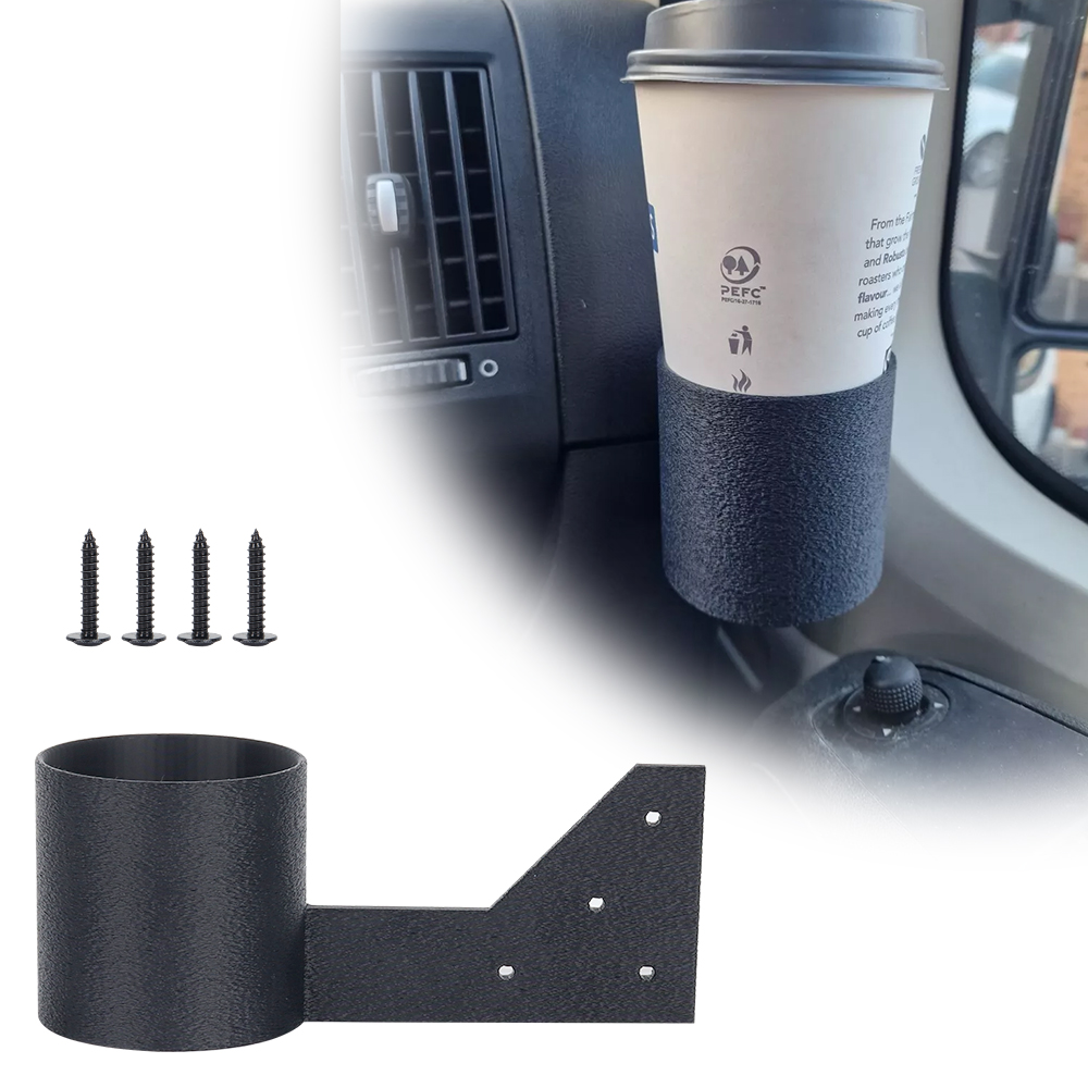 Golf Equipment Holder - 1 ชุดที่วางแก้วน้ำอเนกประสงค์พร้อมสกรูสำหรับเปอโยต์ บ็อกเซอร์ เฟียต ดูคาโต ซีตรอง