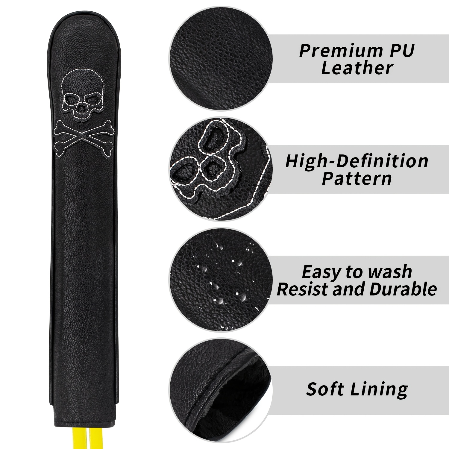 ฝาครอบหัวไม้กอล์ฟรูปหัวกะโหลก  - Golf Equipment Cabinet บทวิจารณ์และราคา